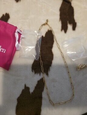 Adina Eden Gold Link Bracelet